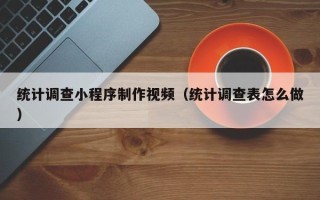 重庆统计调查小程序制作视频（统计调查表怎么做）