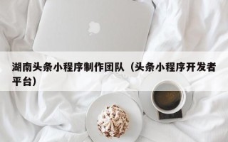 重庆湖南头条小程序制作团队（头条小程序开发者平台）